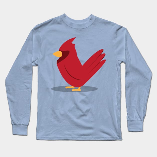 Cardinal Long Sleeve T-Shirt by monitormonkey